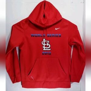 Nike Therma Fit MLB St Louis Cardinals Mens Medium Hoodie 2013 World Series